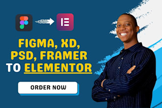 covert PSD, xd to elementor, figma to elementor pro