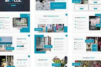 design a google slides or powerpoint presentation template and pitch deck