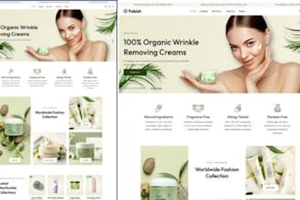 build makeup website, body contouring, spa, beauty saloon, cosmetics website