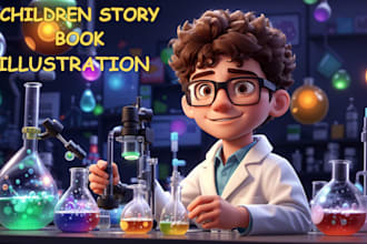 illustrate 3d children storybook illustration children book illustration