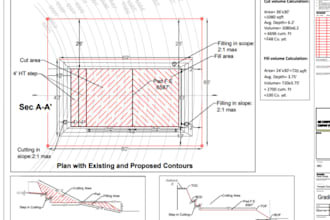 design a grading and drainage plan with pe stamp and sign for city permit