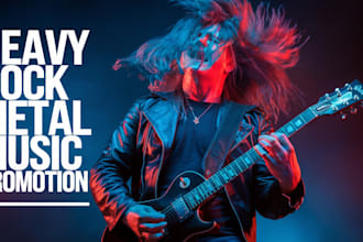 pitch your rock metal music promotion to 900 active playlist curator