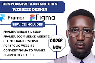 design framer website, develop framer website fix webflow figma to framer expert