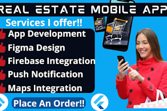 create stunning real estate app with flutter flutterflow figma design and ui ux