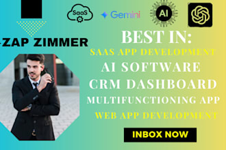 develop saas software ai app CRM dashboard multifunction app