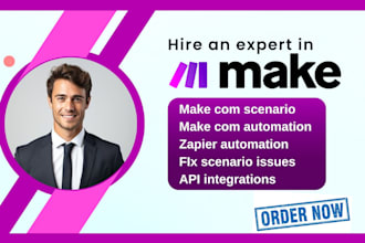 setup make com automation make com scenario made com make com API integromat