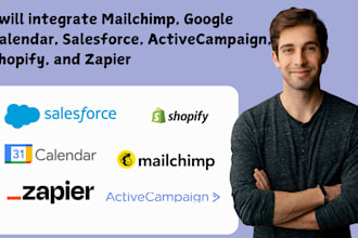mailchimp google calendar salesforce activecampaign shopify zapier integration