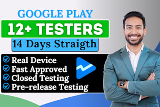 provide 12 testers google play console closed testing