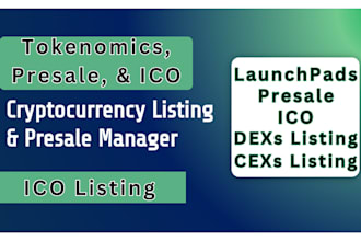 do launchpad presale listing, ico listing for new crypto projects