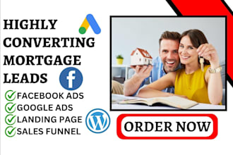 generate high quality mortgage first time home buyer va loan hard money leads
