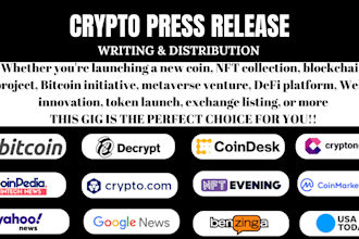 do crypto press release writing blockchain nft yahoo finance pr distribution