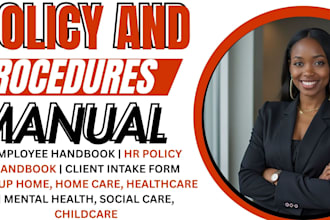 group home care policy and procedure sops manual staffing employee handbooks