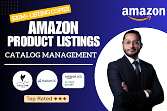 do amazon fba listing creation,variation fixing, SEO amazon listing optimization