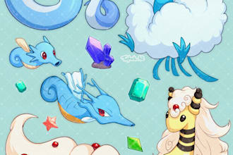 draw your pokemon illustrations