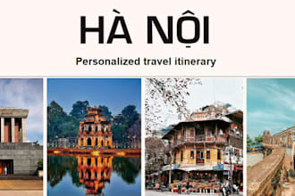 create a customized travel itinerary for your vietnam trip