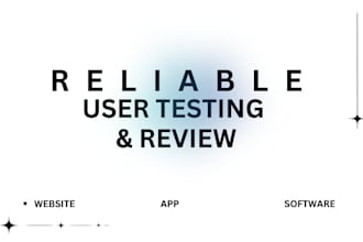 do a QA user testing review for your app or website and suggest improvement