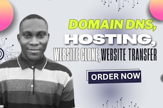 do domain dns website clone hosting website transfer