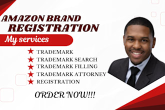 help you with trademark registration USA UK canada and amazon brand registry