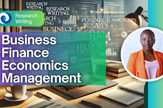 economics, business, finance, hrm, management writer