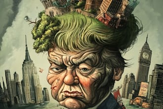 create your editorial or political cartoon idea for you