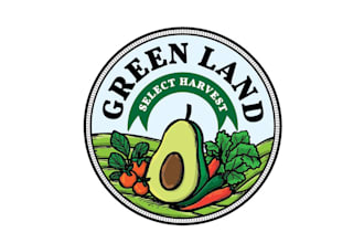 design attractive family run fresh farm produce logo