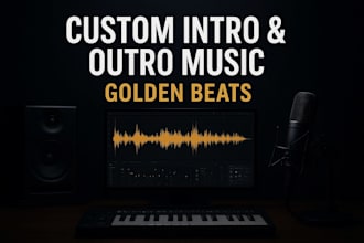 produce catchy intro music for your youtube, podcast, or brand