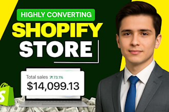 design profitable shopify website , dropshipping store or shopify store design