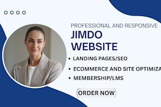 design jimdo website, redesign jimdo website, jimdo SEO setup