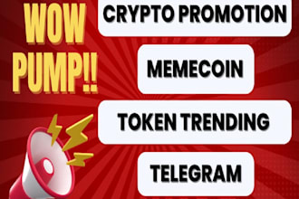 boost crypto token, solana memecoin promotion, telegram promotion, with bonus