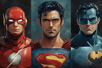 draw your comic art, comic book, illustrations, comic pages