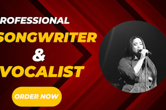 be your female singer, songwriter,  vocalist, pop and rock music