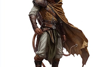 do  dnd character art fantasy scifi illustration for you