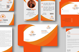 design stunning business card, digital business cards letterhead full stationery