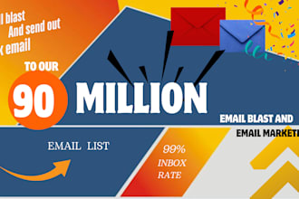 send 470 million bulk email blasts, email marketing campaigns to inboxes and SMS