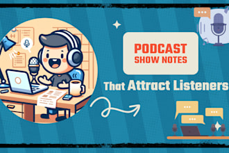 write SEO friendly podcast show notes that boost engagement