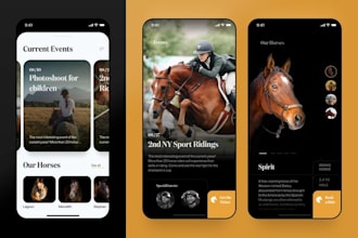 build animal sport app, pet sport app, animal trainer app