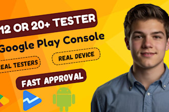 provide 12 testers or 20 testers google play console app closed testing