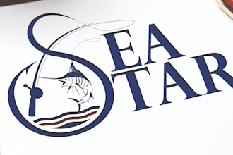 do creative high fishing and adventure  logo