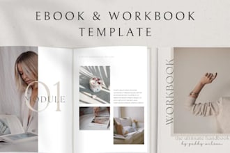 do modern businesses canva ebook coaching workbook template ebook course creator