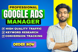 be your google ads adwords PPC campaign manager, search ads for local services