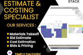 do estimate specialist  estimate costing specialist