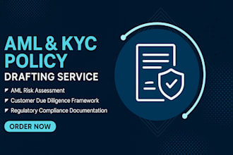 draft a comprehensive aml and kyc policy