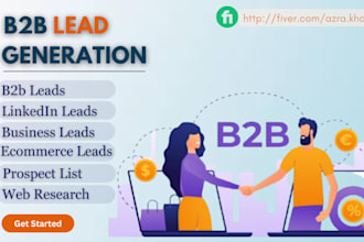 do b2b lead generation, linkedin leads and prospect list building