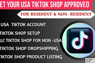 create USA tiktok shop setup tiktok shop USA tiktok shop business representative