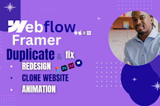edit fix webflow framer redesign clone and duplicate webflow framer website cms