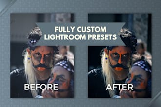 create custom lightroom presets for you