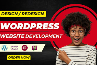 build modern website development design redesign clone using wordpress