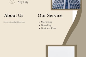 design a flyer, poster, banner, logo, for your events