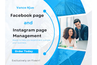 set up and manage your facebook business page and instagram account