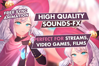 compose sfx for films, video games, and streams